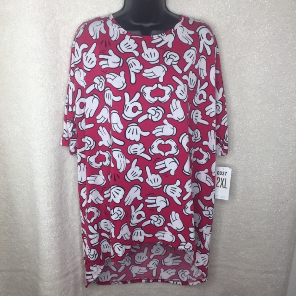 NWT 2017 Disney Irma - Sign Language Hands  2XL